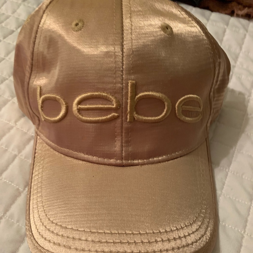 Beautiful BeBe Champagne gold hat! NWOT